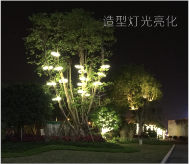 园林绿植灯光造型亮化装饰
